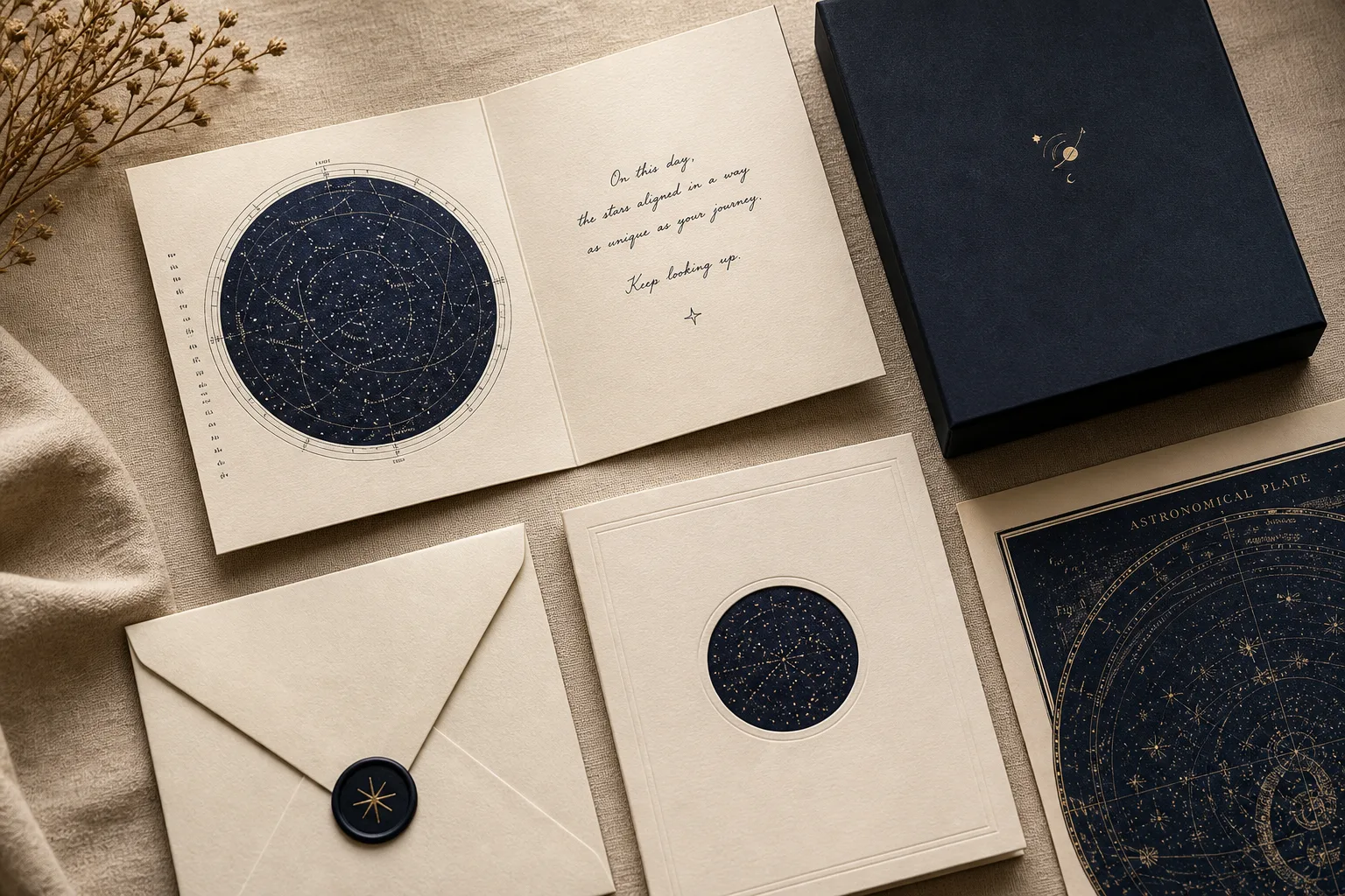 Printed astronomical chart